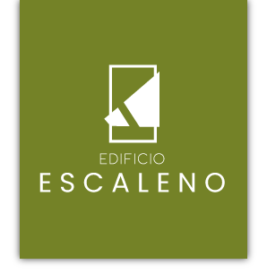 Logo del proyecto Escaleno con sombra